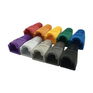 Vention RJ45 Strain Relief Boots – PVC Type, 100 Pack (Multiple Colors)