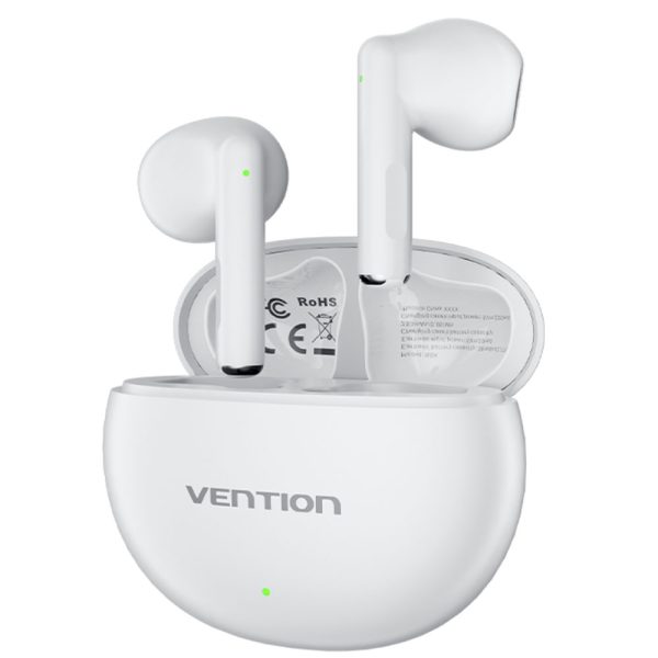Vention True Wireless Bluetooth Earbuds Elf E06 White NBKWO