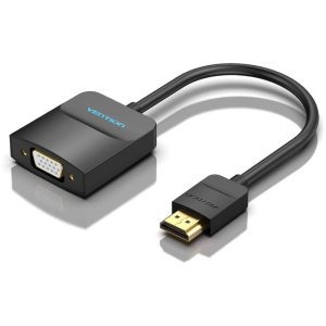Vention USB-C to HDMI Adapter 0.15M Black ABS – High-Definition Video Converter