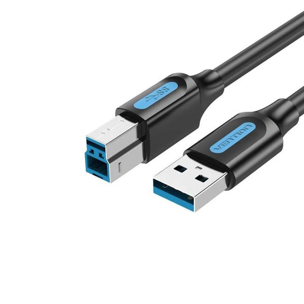 Vention USB 3.0 A Male to B Male Cable 1.5M Black PVC Type COOBG