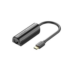 Vention USB-C to 100M Ethernet Adapter 0.15M Black – High-Speed Wired Network