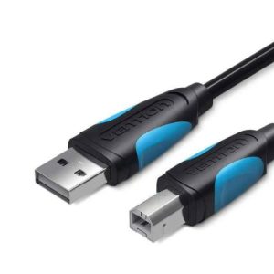 Vention USB 2.0 A Male to B Male Printer Cable 1.5M Black – Reliable Printer Connectivity