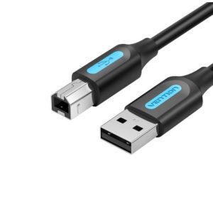 Vention USB 2.0 A Male to B Male Printer Cable 1M Black – Reliable Data & Printer Connection