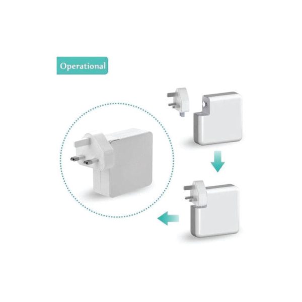 3 Pin UK Power Plug Adapter for MacBook Charger