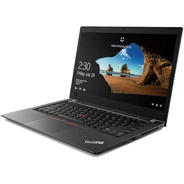 Lenovo ThinkPad T480s 14″ – 8th Gen Core i7‑8650U, 8 GB RAM, 256 GB SSD, Lightweight Business Laptop