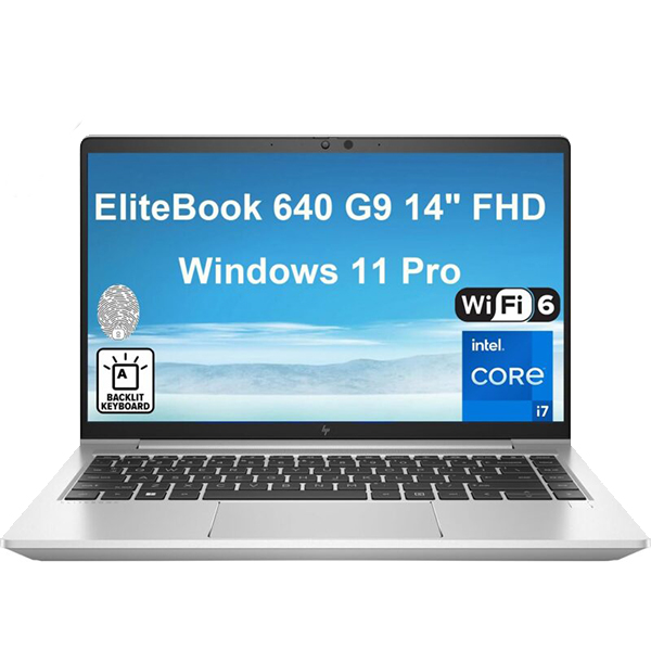 HP EliteBook 640 G9 – 12th Gen Core i7, 16GB RAM, 512GB SSD, 14″ Business Laptop