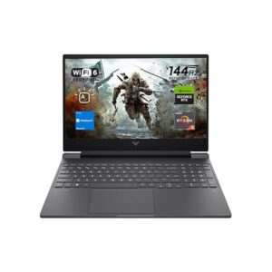 HP Victus 15 Gaming Laptop – 15.6″ FHD 144Hz, AMD Ryzen 5 7535HS, 16GB DDR5 RAM, 512GB SSD, RTX 2050