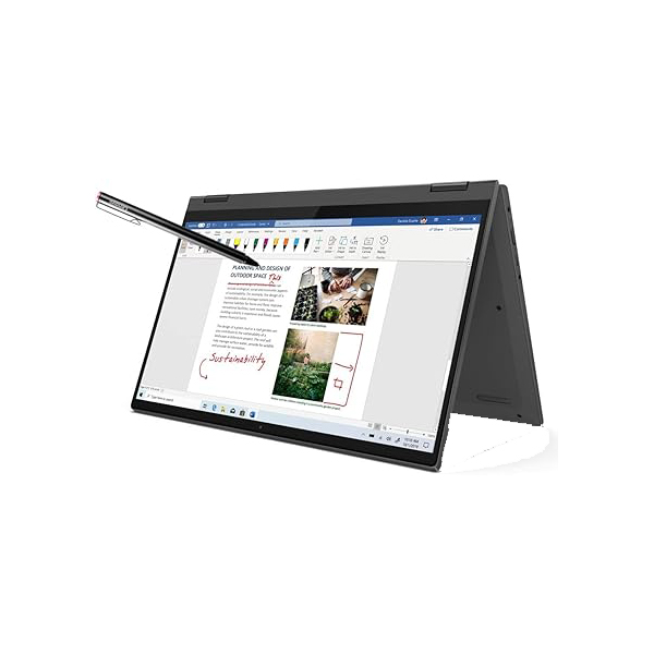 Lenovo Flex 5 14″ Touchscreen 2-in-1 Laptop – Intel Core i3 (1115G4), 8GB RAM, 256GB SSD, Windows 11, Grey