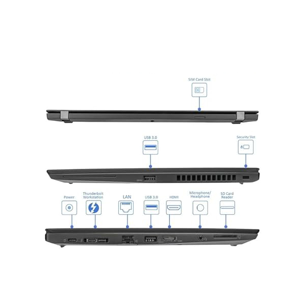 Lenovo ThinkPad T480 Core i7 8th Gen 8GB RAM 256GB SSD Touchscreen Business Laptop