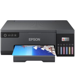 Epson EcoTank L8050 High-Volume Wireless Photo Printer with CD/DVD and PVC ID Card Printing – 6-Color Ink System