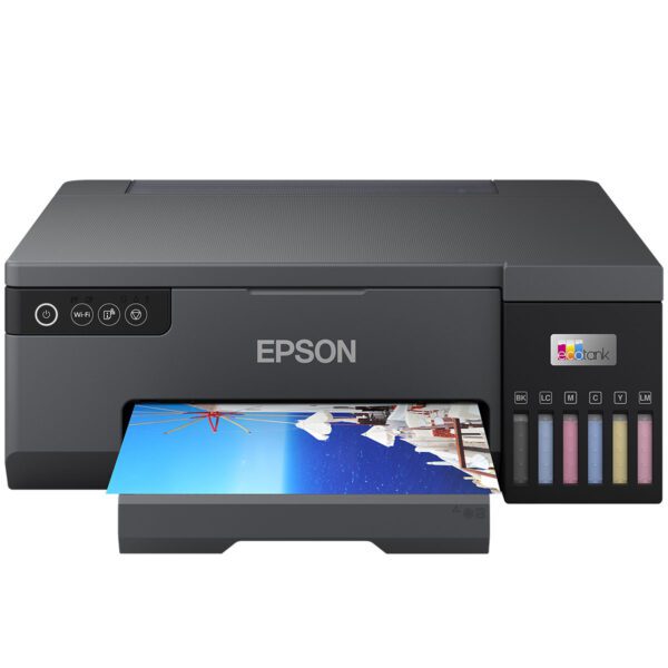 Epson EcoTank L8050 High-Volume Wireless Photo Printer with CD/DVD and PVC ID Card Printing – 6-Color Ink System