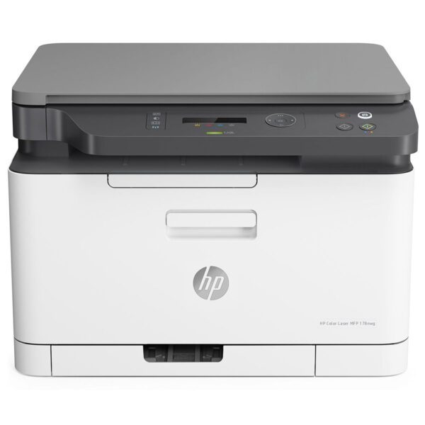 HP Color Laser 178fnw Wireless All-in-One Laser Printer – Print, Scan, Copy, Fax with Wi-Fi Direct & Ethernet