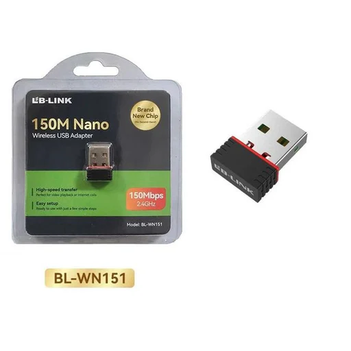 LB-Link 150Mbps USB WiFi Dongle – High Speed Wireless Network Adapter for Laptop & Desktop – Plug & Play WiFi Receiver in Kenya