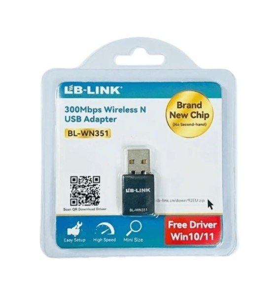 LB-Link 300Mbps USB WiFi Dongle – High Speed Wireless Network Adapter for Laptop & Desktop – Fast Internet WiFi Receiver in Kenya