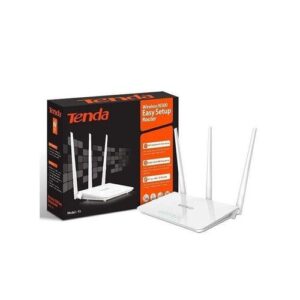 Tenda F6 300Mbps Wireless N300 Router – 4 High Gain Antennas – Easy Setup WiFi Router – Best Budget Wireless Router in Kenya