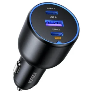 UGREEN 130W USB-C Car Charger with Dual PD & QC Ports – Fast Charging Adapter for Laptop, iPhone & Android | Best Price in Kenya