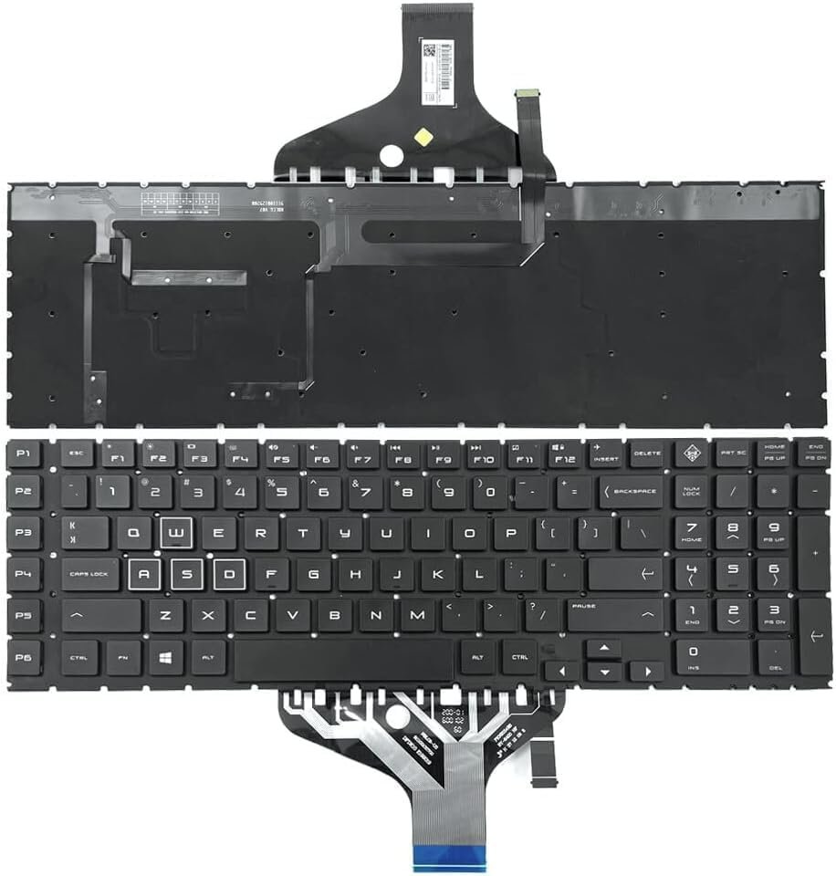 Laptop Keyboard for HP Omen 17-CB Series (17‑cb1070nr, 17‑cb1072nr, 17‑cb1080nr, 17‑cb0050nr)