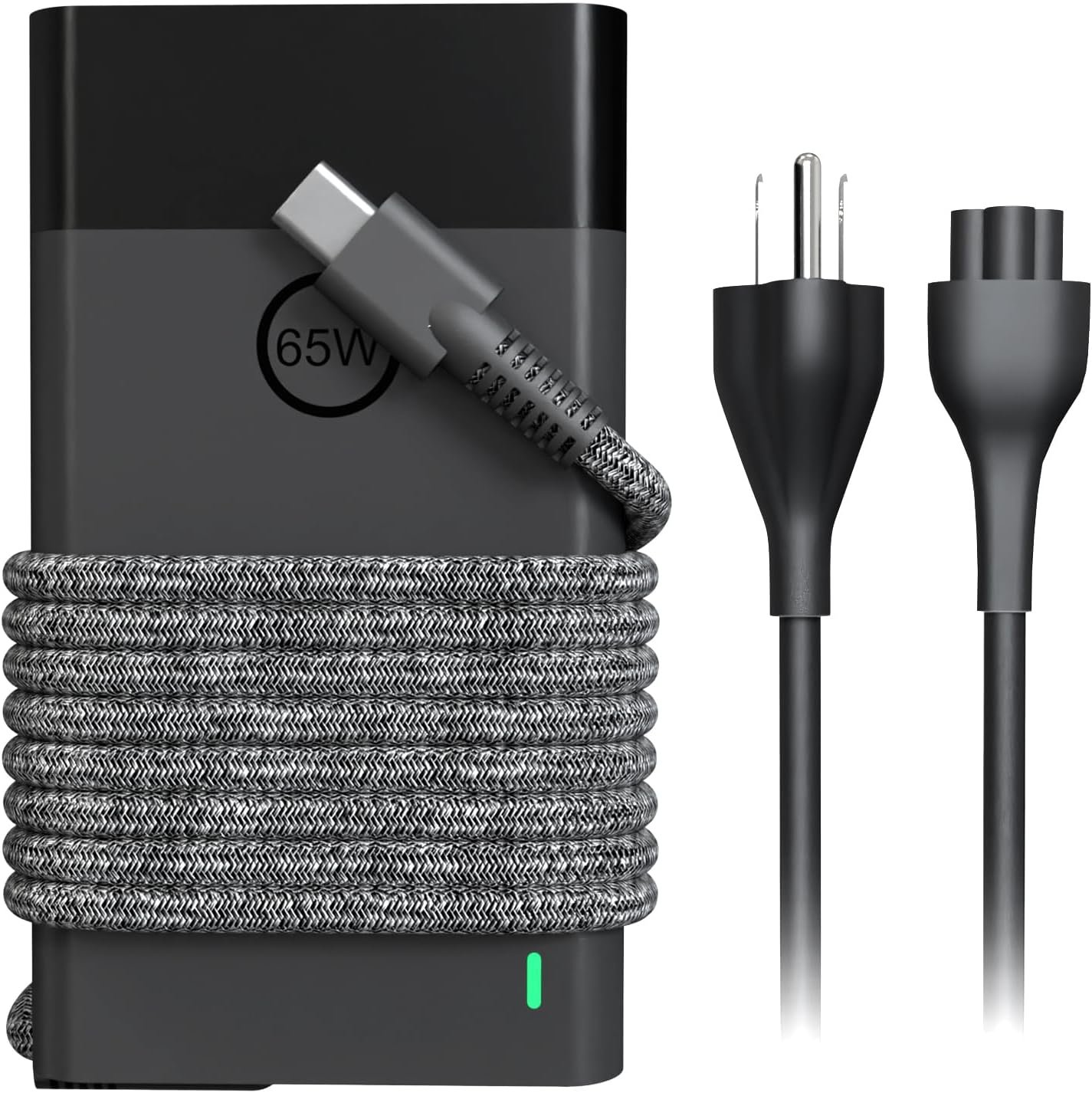 65W Laptop Charger Fits for HP Laptop Charger USB C Computer Replacement, Envy x360/Elitebook x360/Spectre x360/Elite x2/Pavilion/Zbook/ProBook, Fast Type C Chromebook Power Cord Adapter