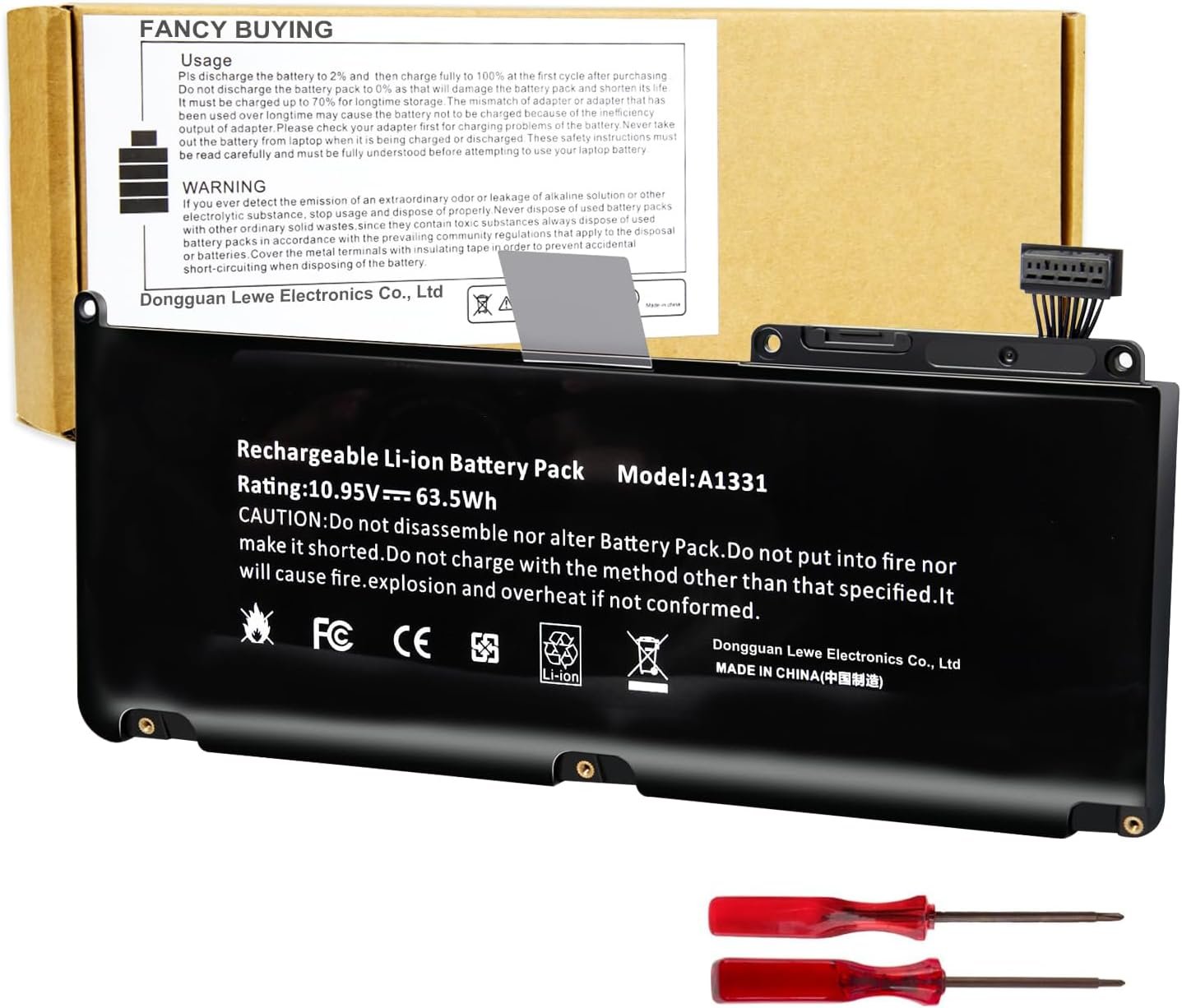 A1331 13" A1342 (Late 2009 Mid 2010) Battery for Apple MacBook Unibody