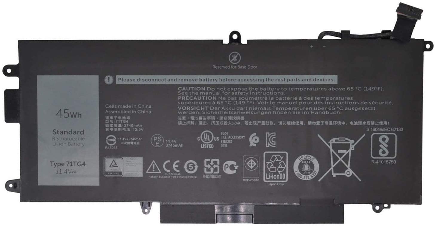 Battery for Dell Latitude 5289 / 7389 / 7390 Series - K5XWW N18GG 725KY 6CYH6 71TG4 CFX97