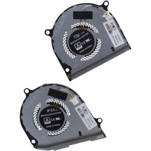 CPU & GPU Graphics Cooling Fan L53867-001 replacement for HP ENVY X360 15-DS 15-DR 15-DS1010WM 15-DR1010NR Laptop Cooling Fan Replacement