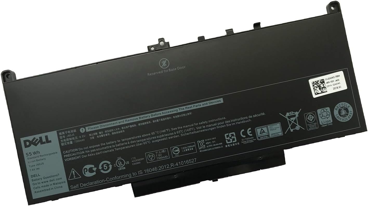 Dell J60J5 Latitude E7270 / E7470 Battery