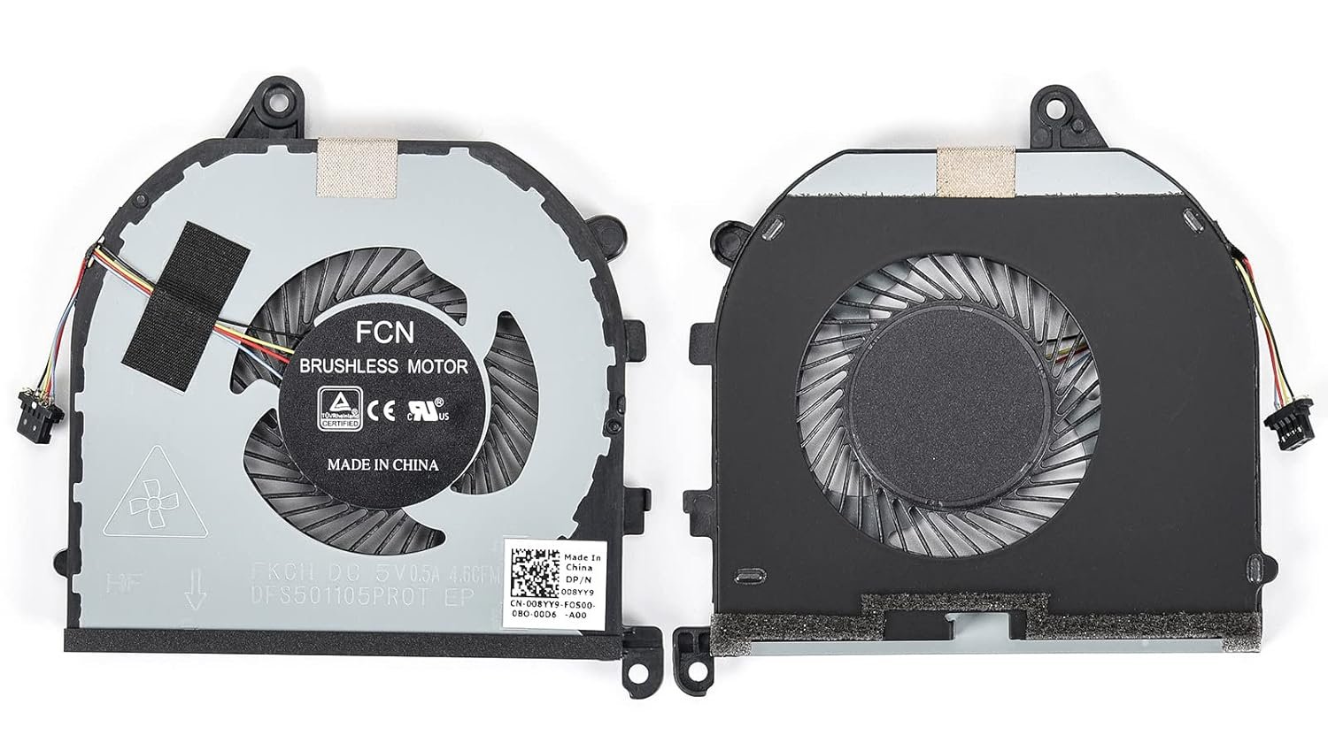 Dell XPS 15 9570 & XPS 15 7590, Precision 5530 5540 Laptop CPU & GPU Cooling Fan Replacement
