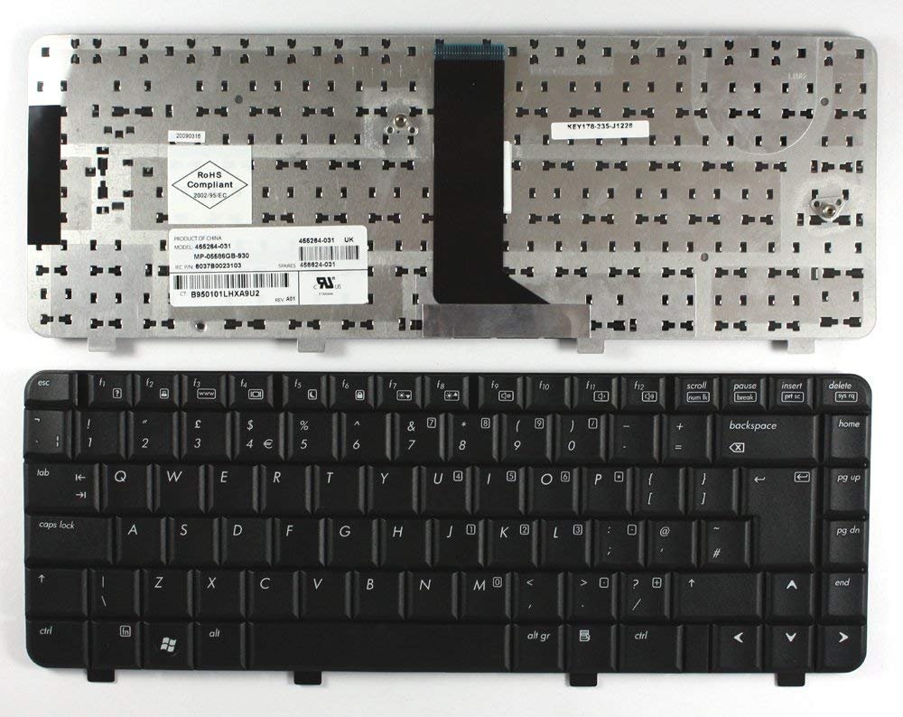 HP Compaq 6520 6520S 6720 6720S Laptop Replacement Keyboard