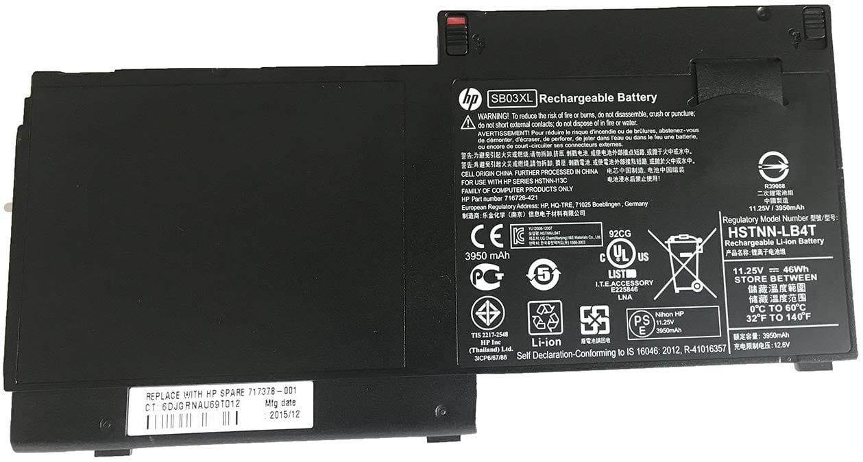 HP EliteBook 820 G1 Laptop Battery (SB03XL Series)