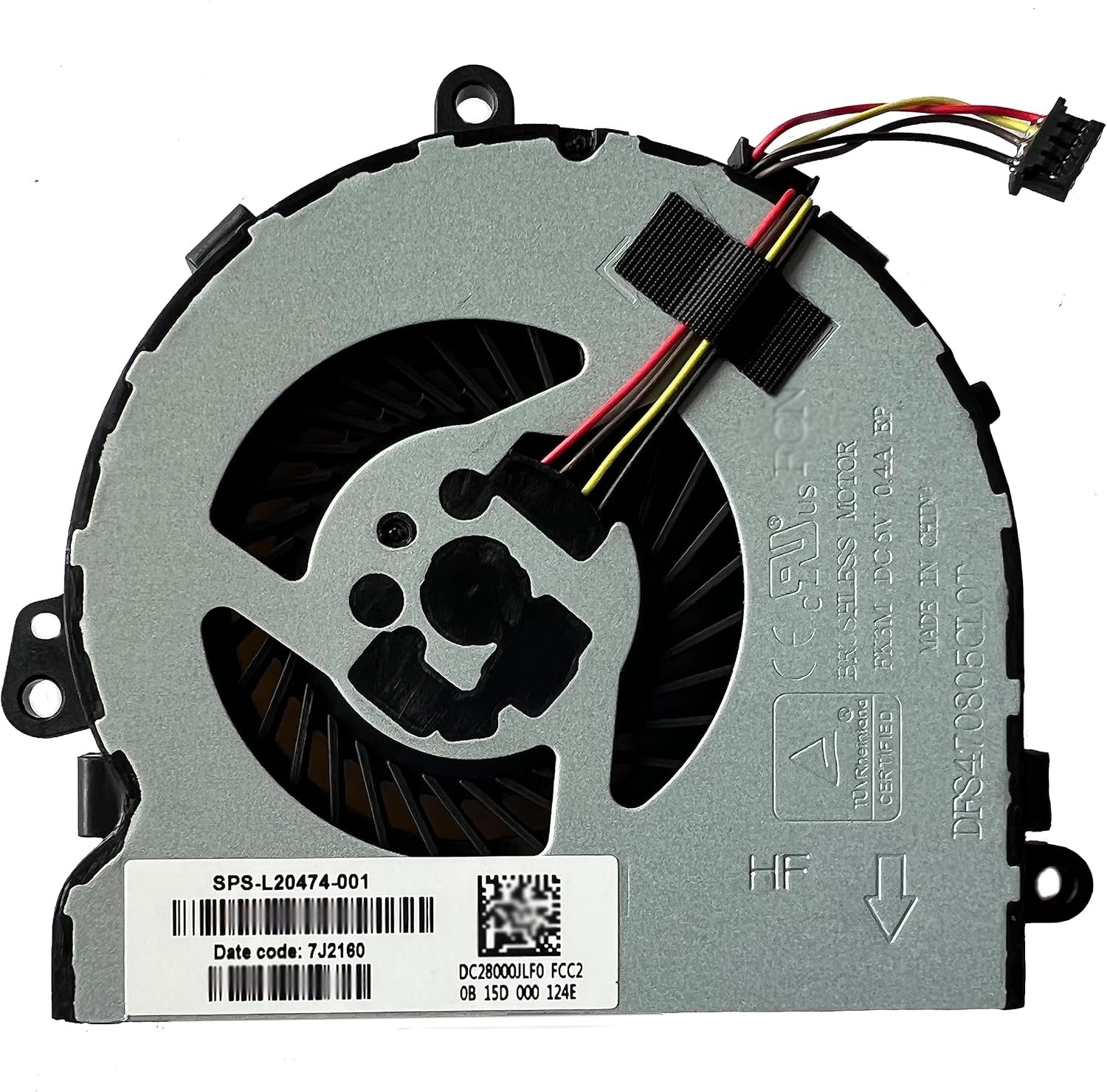 HP Notebook 15 DB Series CPU Cooling Fan Replacement