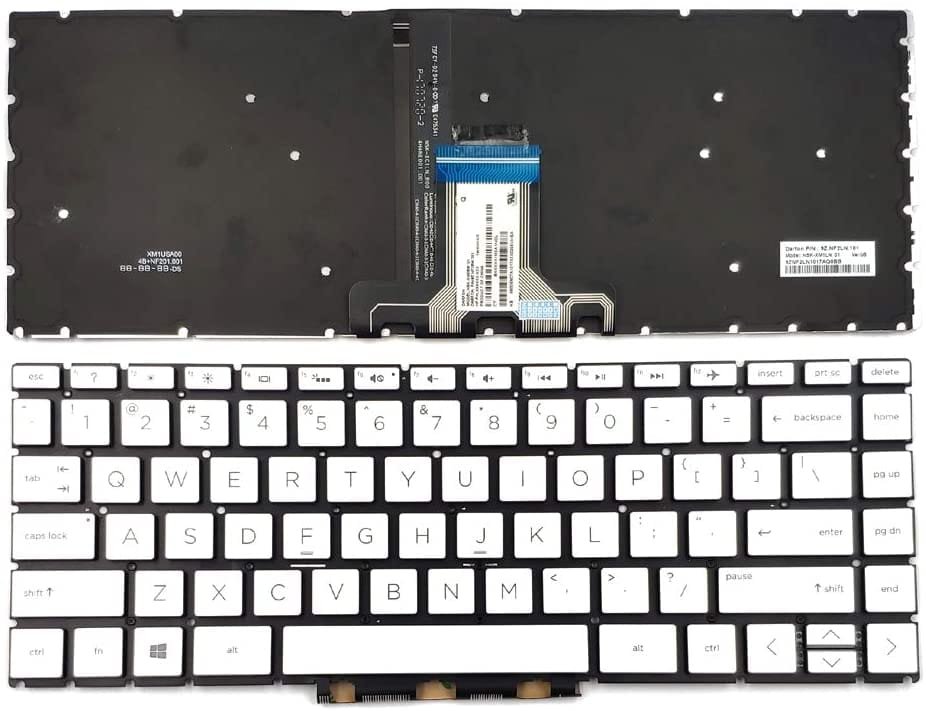 HP Pavilion X360 14m-CD 14-CD0003DX 14-CD1008CA 14-CD1010NR 14-CD1055CL 14-CD1075NR Silver Laptop Keyboard