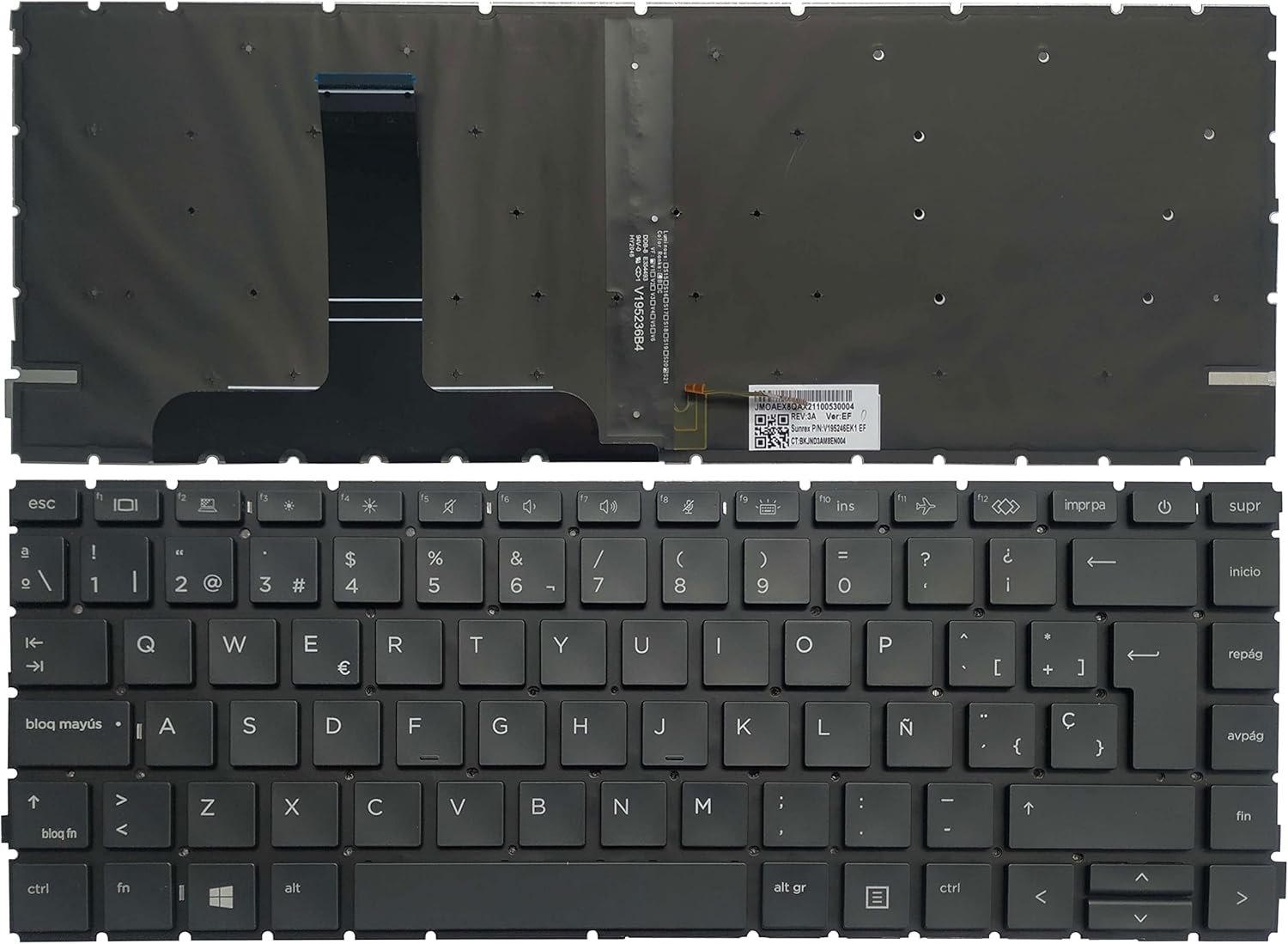 HP ProBook 440 G8 445 G8 Backlit Laptop Keyboard