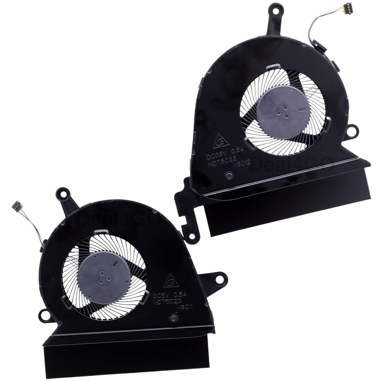 HP Spectre X360 15-DF 15T-DF Laptop Right and Left pair CPU Cooling Fan Replacement