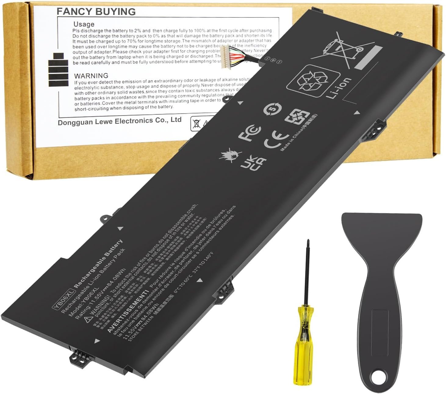HP YB06XL Battery for HP Spectre x360 15-CH / 15 Series Laptop Battery