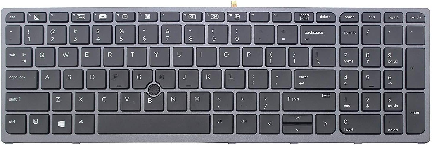 HP Zbook 15 G3 17 G3 Backlit Laptop Keyboard