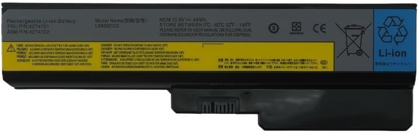 L08S6Y02 Laptop Battery for Lenovo B460 B550 G430 G450 G455 G530 G550 G555 N500 for Ideapad V460 Z360 2T4725 42T4726 Battery