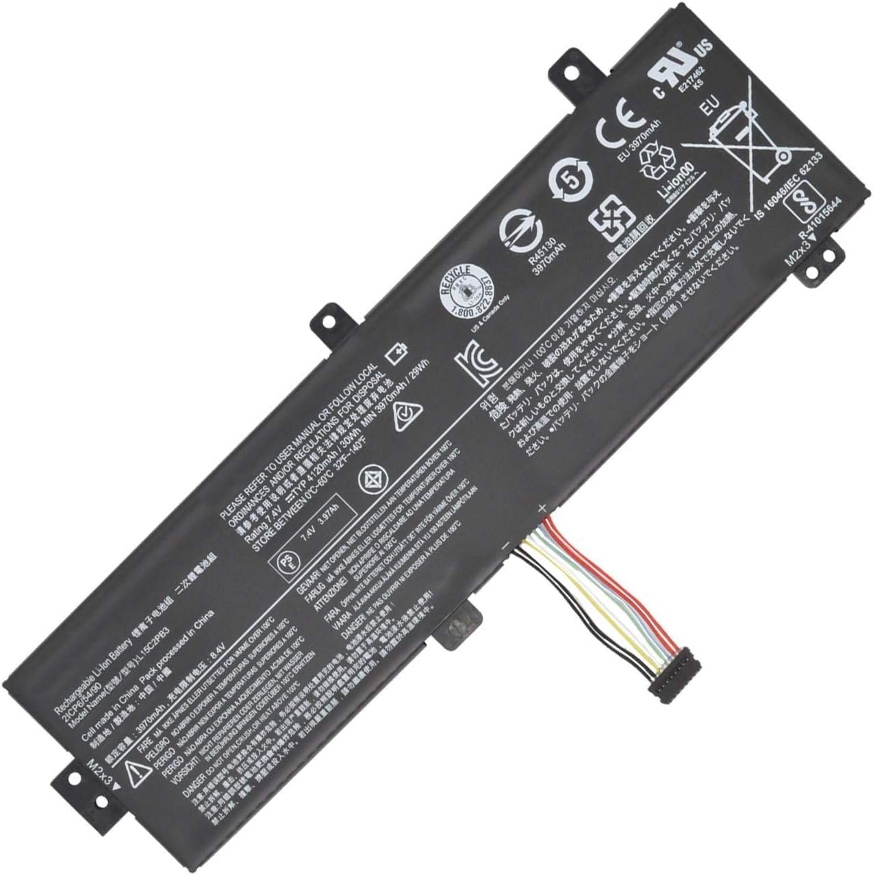 L15M2PB3 L15C2PB3 2ICP6/54/90 Laptop Battery for Lenovo IdeaPad 310-15ISK