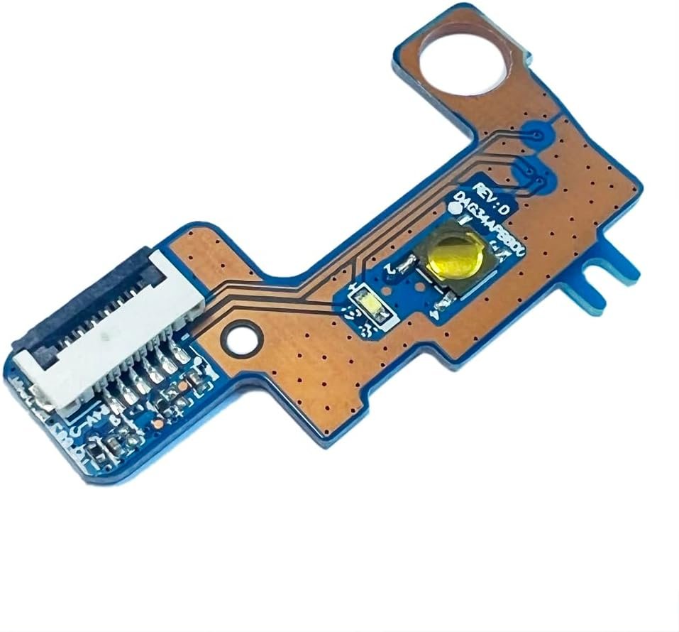 Laptop On/Off Switch for HP Pavilion 15-AU 15-AW Power Switch on Off Button Board w/Cable 856369-001