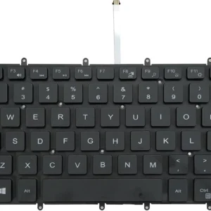 Laptop Replacement Keyboard Compatible for Dell Inspiron 14 7460 7466 7472 7467 Latitude 13 2 in 1 3379 3490 0H4XRJ US Layout Backlit (White Font)