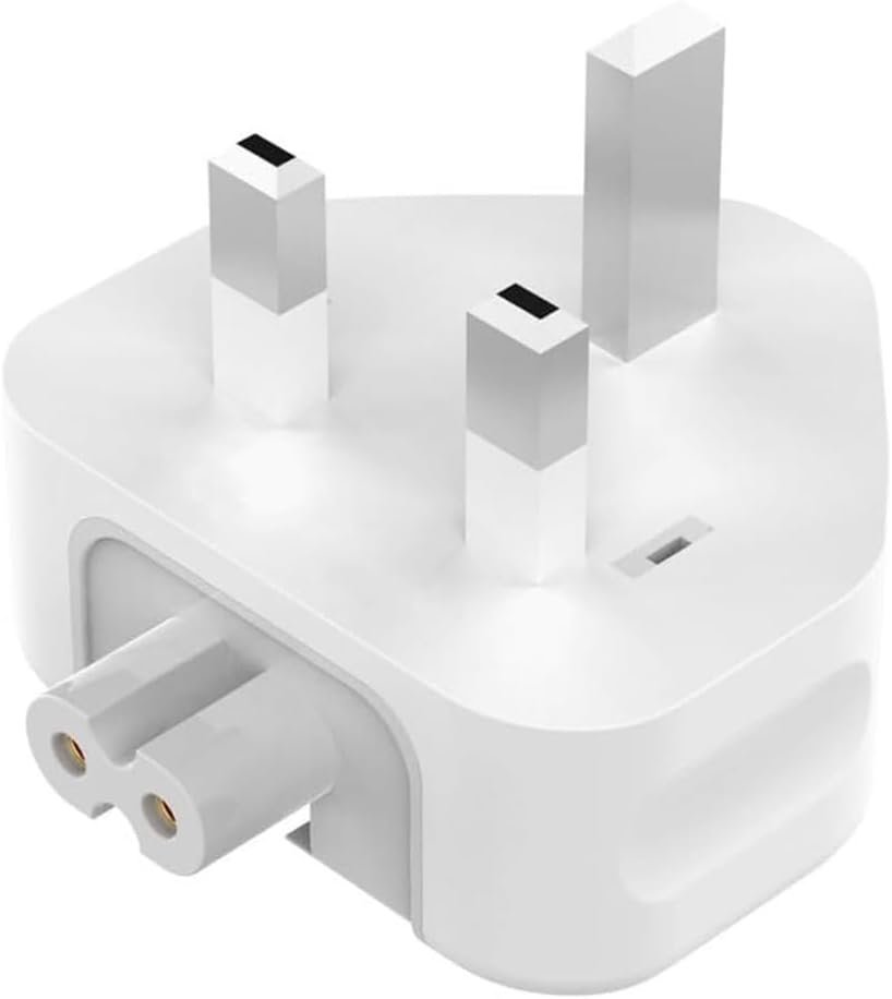 MacBook Power Adapter UK Top Plug (AC Wall Plug Head Replacement)