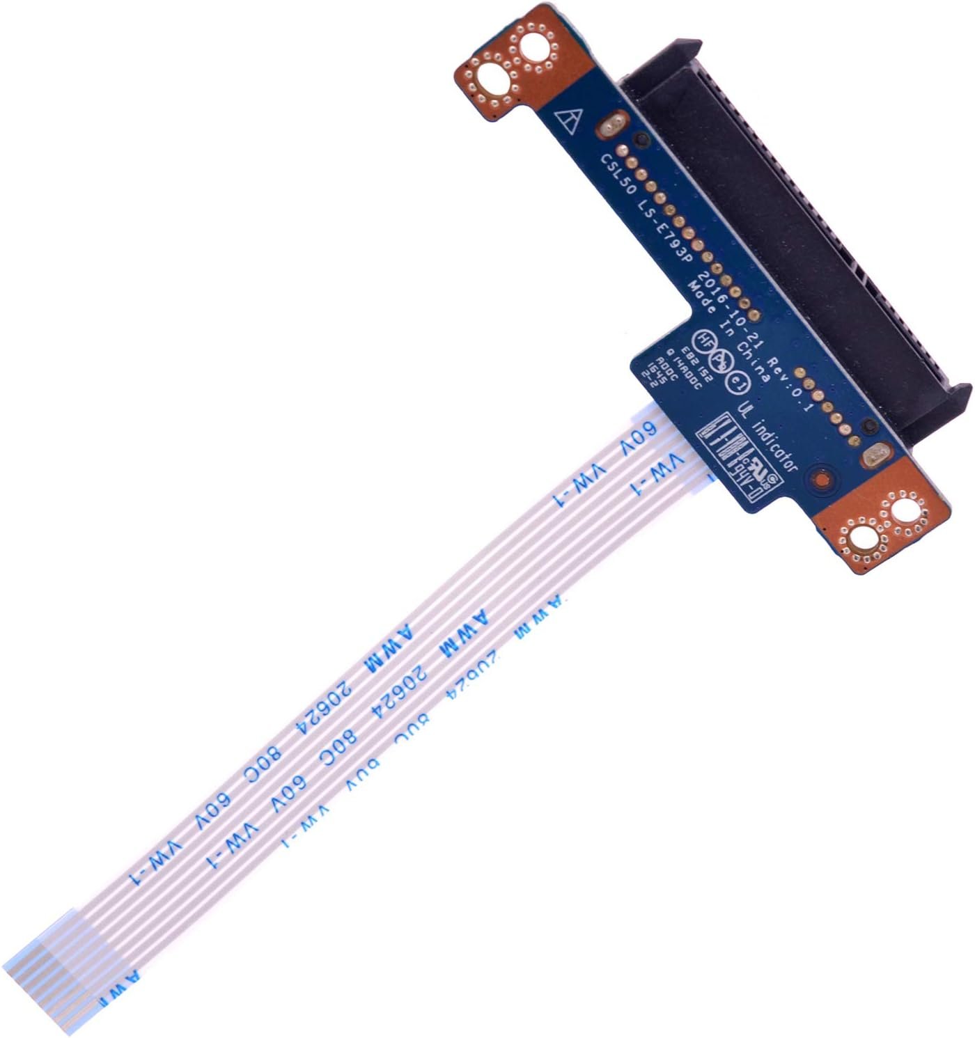 SSD Hard Drive Cable SATA HDD Interface Connector Board for HP 15-BS 15-BW 255 G6 250 G6