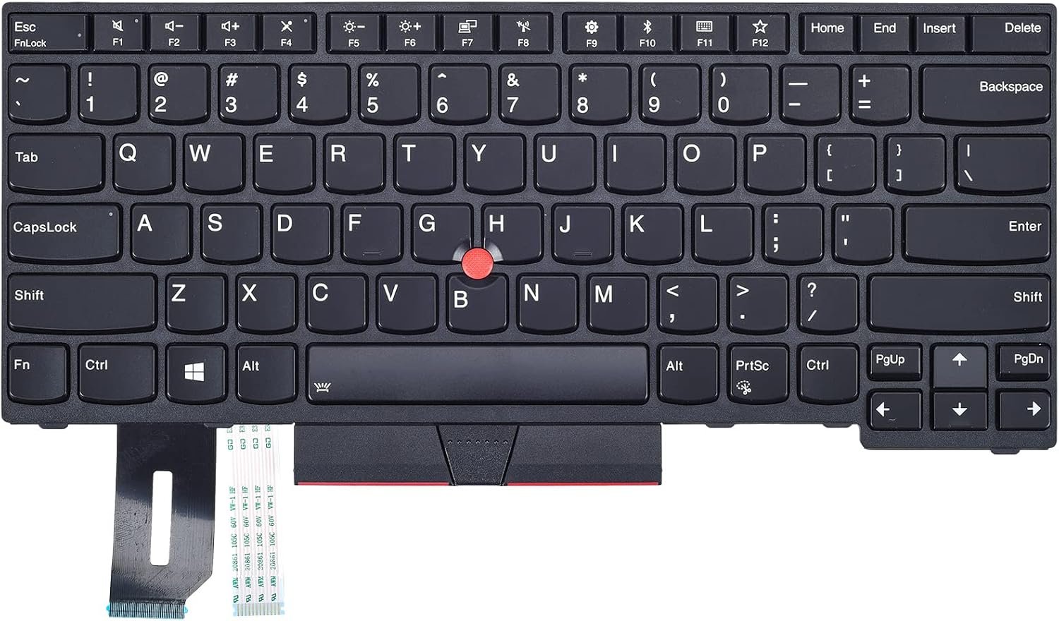 ThinkPad T480S T490 T495 E480 E490 E495 L380 L390 L480 L490 Laptop Keyboard Replacement