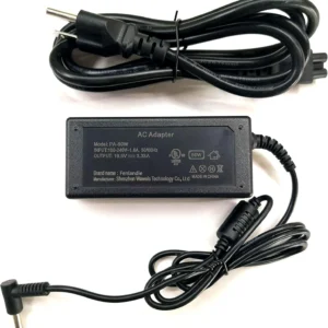 19V 3.42A AC DC Charger Adaptor Replacement for Toshiba Power Supply Cord 65W